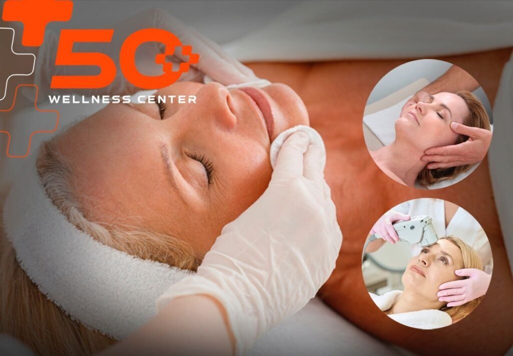 Fisioterapia dermatofuncional y corporal en 50+ Wellness Center
