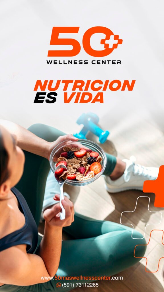 Evaluación y Asesoría Nutricional en 50+ Wellness Center